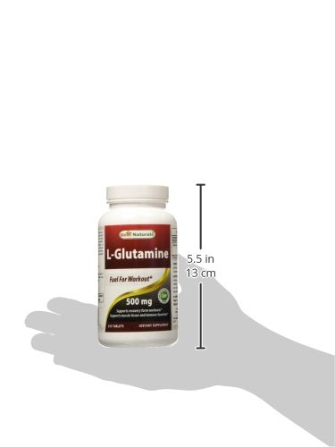 Best Naturals L-Glutamine 500 mg 250 Tablets (250 Count (Pack of 1)) 250 Count (Pack of 1) - BeesActive Australia