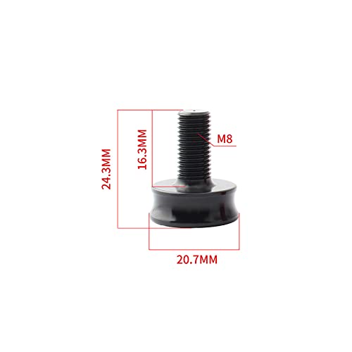 COONIUM M8 Crank Arm Bolts for Shimano Cartridge Square Taper Bottom Bracket, Pack of 2, Multiple Color Options Black - BeesActive Australia