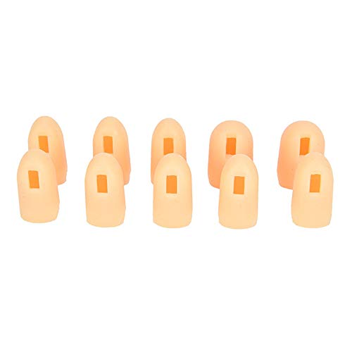 Nail Art Hand Accessory Silicone Finger Cover Fake Hand Replacement Finger Parts 10 Pcs (Nature Colour) Nature Colour - BeesActive Australia