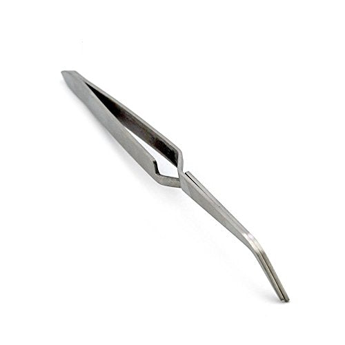 KADS Acrylic UV Gel Tips Sculpture Tweezers Clip Pick-up Nail Art Multi-Functions Nail Pincher Tweezers Tool size2 - BeesActive Australia