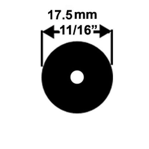 11/16"(17.5mm) Black Primeline Speargun Band Rubber Latex Tubing(Select Length) 02 Feet (0.6m) - BeesActive Australia