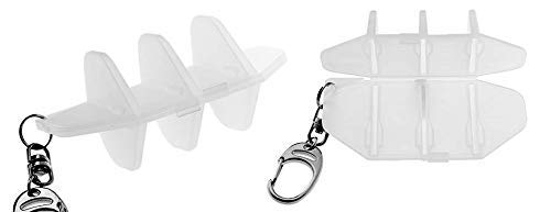 [AUSTRALIA] - LSTYLE Dart Flight Accessory: L-case - Holds One Set of Extra Dart Flights Milky White 
