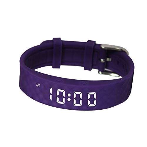 Purple Pivotell Vibratime Vibrating Pill Reminder Alarm Watch - with up to 12 Daily Alarms - BeesActive Australia