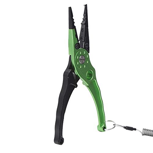VGEBY Fishing Plier, Outdoor Multifunctional Folding Fishing Tools Braid Cutters Split Lure Plier Fish Controller Tong Set Fishing Tools and Accessories - BeesActive Australia