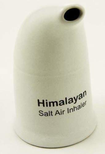 Himalayan Ceramic Pipe Salt Inhaler + Free 50 Grams Pouch of Pink Salt Included Inhaler + 50 Grams Pink Salt - BeesActive Australia