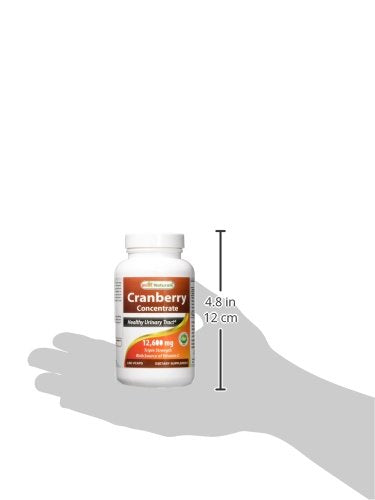 Best Naturals Cranberry 3X Strength, 12600 mg 180 Veggie Capsules (180 Count (Pack of 1)) 180 Count (Pack of 1) - BeesActive Australia