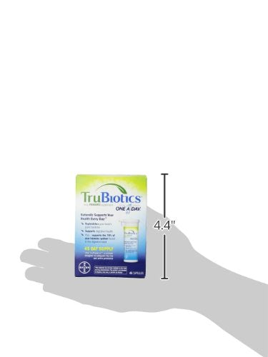 TruBiotics Daily Probiotic, 45 Capsules - Gluten Free, Soy Free Digestive + Immune Health Support Supplement for Men and Women - BeesActive Australia