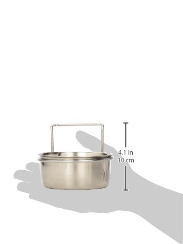 Pet Edge Stainless Steel Hanging Bowl 0.5 lb - BeesActive Australia