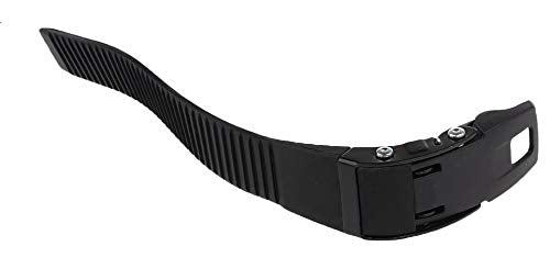 Alemon 2 Pieces Replacements Inline Roller Skating Shoes Energy Strap with Screws Nuts Skates Buckles Accessory,3 Colors Black Blue Pink - BeesActive Australia