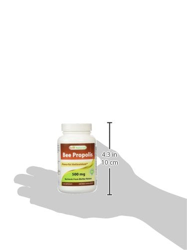 Best Naturals Bee Propolis 500 mg 120 Capsules (120 Count (Pack of 1)) 120 Count (Pack of 1) - BeesActive Australia