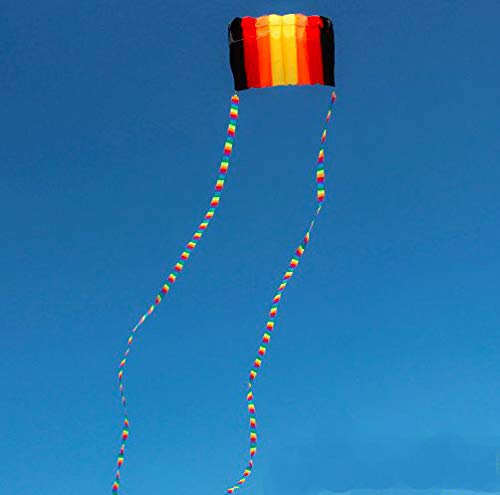 [AUSTRALIA] - 2 IN 1 COMBO - Eye Catching Kite Tails + 8 Hole Single Line Control Parachute Parafoil Foil Kite Outdoor Beach Garden Playground Fun 