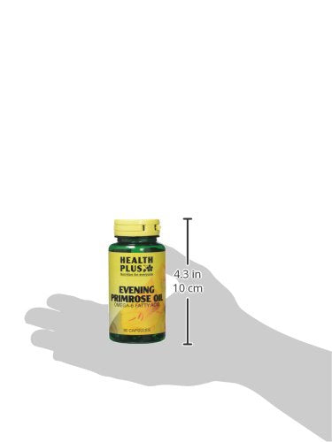 Health Plus Evening Primrose Oil 500mg Omega-6 Supplement - 90 Capsules 90 count (Pack of 1) - BeesActive Australia