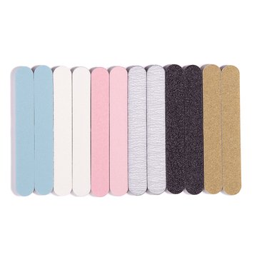 Iridesi Professional Colorful Mini Finger Nail Files Washable Emery Boards 3-1/2 Inches Long 12 Fingernail Files Per Pack - BeesActive Australia