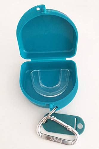 Zumoe Lacrosse Mouthguard Mouth Guard Retainer Case - 7 Standing Sticks Aqua - BeesActive Australia