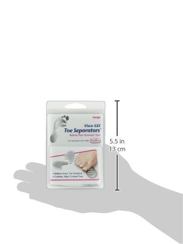 PediFix Visco-gel Toe Separators, Large, 2 Count 1 PACK - BeesActive Australia