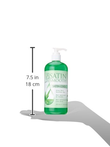 Satin Smooth Cool Gel, Aloe Vera, 16 Fluid Ounce - BeesActive Australia