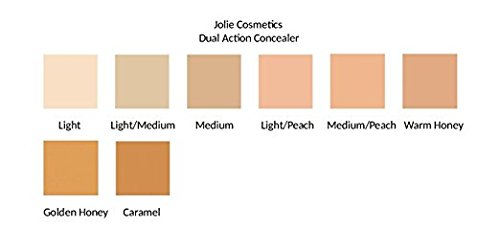 Jolie Dual Action Concealer - Neutralizing Undereye Concealer (Light Peach) Light Peach - BeesActive Australia