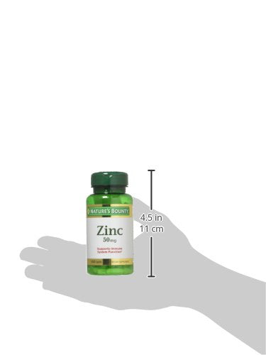 Nature's Bounty Zinc 50 mg Caplets 100 ea (Pack of 4) - BeesActive Australia