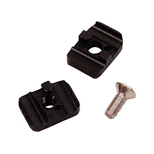 Arrow Rest Cable Clamp Buckle Metal Fastener Clip, Allen Key Included, Archery Bowstring Adjustment Knob for Compound Bow Drop Away Rest Black - BeesActive Australia