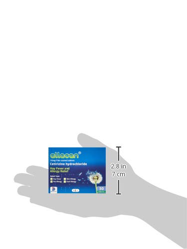 12 Months Supply Allacan Cetirizine Hayfever and Allergy Tablets 30 x 10 (30 x 2 in each box) - BeesActive Australia