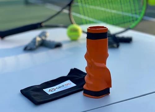 GRIP MD Tennis Racquet Overgrip Grip Trainer | Rapidly Improve Serve, Volley and Slice Grips | for Adults, Kids and Players of All Levels | Fits All Racquets - BeesActive Australia