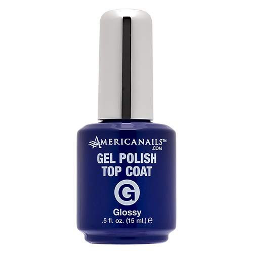 Americanails Gel Polish Base Coat & Top Coat Set - Professional Salon Quality, Original Dual Cure Formula for Maximum Adhesion & Long Lasting Glossy Finish, Soak Off UV LED Fast Drying Gel (.5 oz) - BeesActive Australia