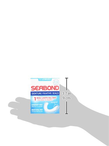 Seabond Denture Fixative Seals - Original - 15 Lowers - Pack of 6 6 Count (Pack of 1) - BeesActive Australia
