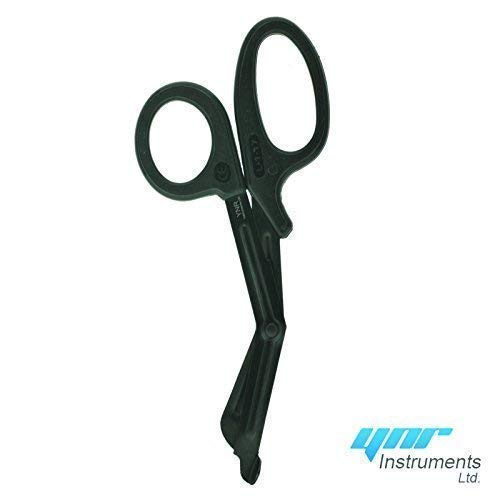 YNR Paramedic Vet EMT EMS Trauma Shears Nurses Utility Bandage Fire Rescue First Aid Medical Scissors Full Black CE (Full Black, 7.5") - BeesActive Australia