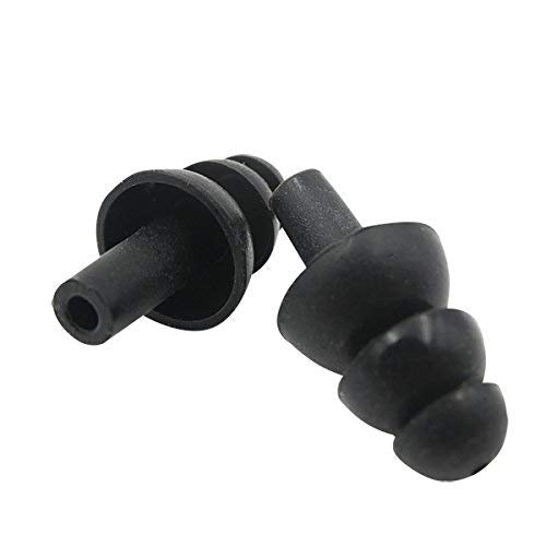 Every Cares Silicone Swimming Earplugs, 6 Pairs, Comfortable, Waterproof, Ear Plugs Swimming Showering Case Black - BeesActive Australia