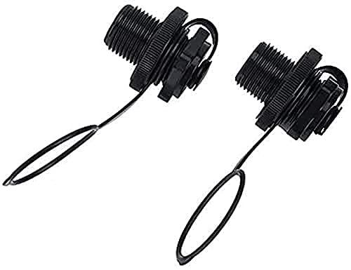 Inflatable Boat Air Valve,2PCS Inflatable Boat Spiral Air Plugs One-Way Inflation Replacement Screw for Inflatable Boat - BeesActive Australia