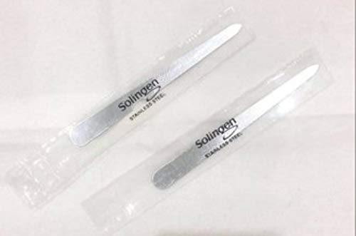 2Pcs Stainless Steel Metal Nail Art New Pedicure Tool Dual Sided File Manicure - BeesActive Australia