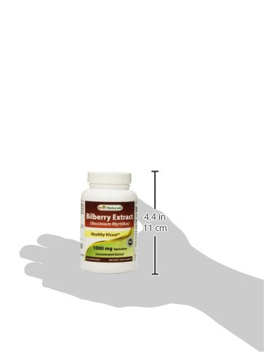Best Naturals Bilberry Extract 1000mg for Healthy Vision, 90 Count (90 Count (Pack of 1)) 90 Count (Pack of 1) - BeesActive Australia