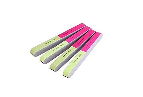 Pack of 10 Portable Washable 7-Way Nail Art Buffing Strip Nail File Buffers Polisher Grinding Bar Emery Board Pedicure Care DIY for Fingernails and Toenails - BeesActive Australia