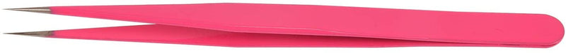 Geviro 2 Pieces Nail Art Tweezers Straight and Curved Tip Tweezers False Eyelash Rhinestone Picker Pointed Tweezers Makeup Tools - BeesActive Australia