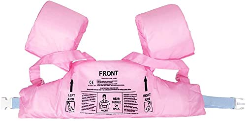 Gogokids Kids Swim Vest Floaties for Toddler, Child Float Vest with Arm Wings Swimming Armbands for 30-50lbs Pink One Size - BeesActive Australia