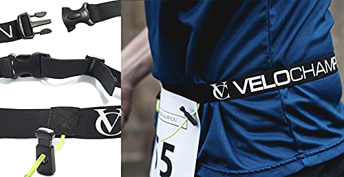 VeloChampion Running, Triathlon, Marathon Number Belt. No pins needed. Adjustable Run Belt for Men & Women - BeesActive Australia