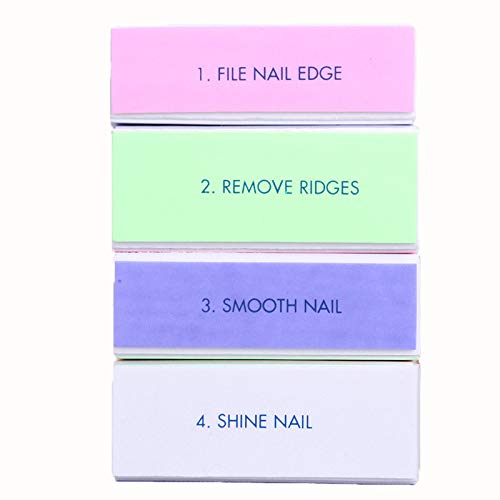 YIMART 5Pcs/set Nail Art Buffer Block Nail File For Nail Polish UV Gel Manicure Pedicure Buffing Sanding Polish (Flower) Flower - BeesActive Australia
