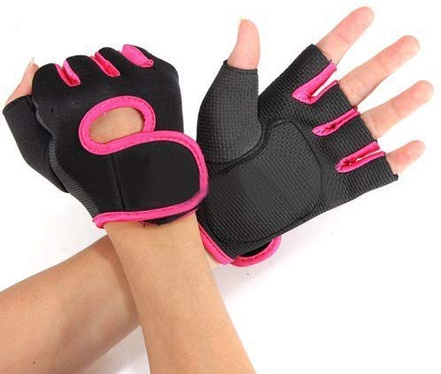 Serveuttam Workout Gloves for Women Weight Lifting - Thick Padded Breathable Gym Gloves for Women Workout | Grip Gloves for Working Out | Fingerless Sports Gloves for Gym Exercises - BeesActive Australia