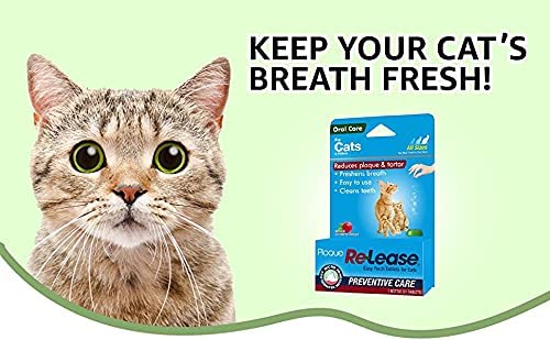 Ramard Plaque Re-Lease for Cats - Cat Breath Freshener - Teeth Cleaner for Fresh Breath - Mouth Freshener Cat Dental Treat Solution - Pet Health Supplies - Infection & Tooth Plaque Remover - BeesActive Australia