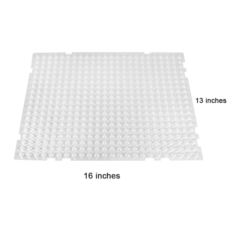 Yiteshi 10 Packs Cat Scat Mat, 13X16 inches Pet Deterrent Spikes, Indoor Outdoor Humane Cat Repellent Fence - BeesActive Australia