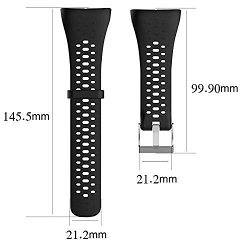 Weinisite Watch Band for Polar M400/Polar M430Replacement Soft Silicone Band for M400/Polar M430 Sport Watch Dark Blue - BeesActive Australia