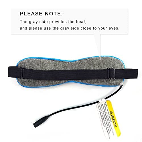 Aroma Season Cotton Heated Eye Mask, Great for Blepharitis and Dry Eyes Treatment, Relieve Dry Eye Syndrome, MGD and Styes (Blue) Blue - BeesActive Australia