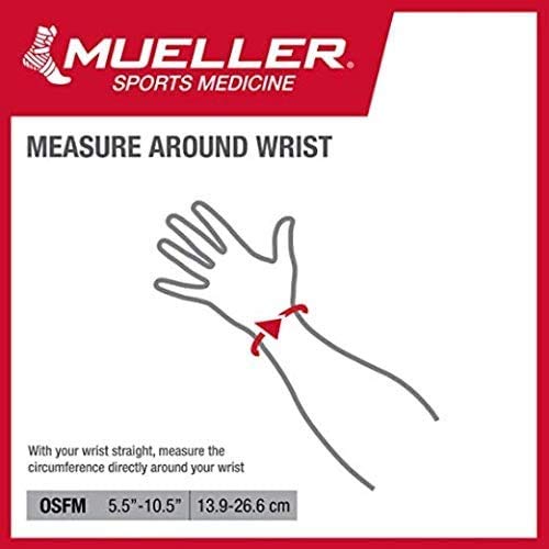 Mueller Sports Medicine Adjust-to-Fit Thumb Stabilizer, For Men and Women, Black, One Size Fits Most 1 Count (Pack of 1) - BeesActive Australia