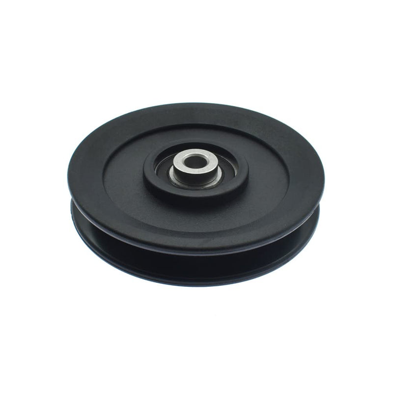 YQSDG 4.5"/115MM Universal Nylon Pulley Wheel Bearing Pulley Wheel wear‑Resistant for Cable Machine Gym Equipment Part Garage Door Fitness Equipment Home Gyms - BeesActive Australia