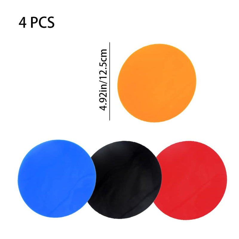 4 Pcs Jar Gripper Pads Silicone Bottle Lid Openers Non-Slip Jar Lid Grip Pads for Children and Seniors with Arthritis Weak Hands - BeesActive Australia