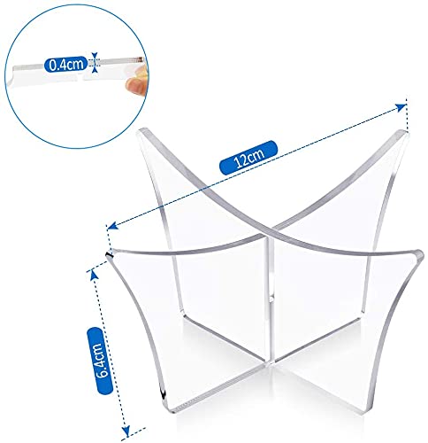 Football Display Stand,Acrylic Basketball Stand Rugby Ball Stand Clear Football Holder Sport Ball Display Case for Home School 12 * 12 * 6.4CM - BeesActive Australia