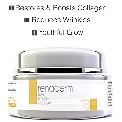 Renaderm Eye Cream - Breakthrough Formula To Boost Collagen and Elastin (1oz) - BeesActive Australia