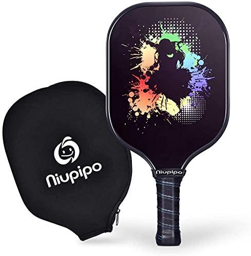 niupipo Pickleball Paddle + 6 pcs Pickleballs , USAPA Approved Graphite Pickleball Paddle, Cushion Grip, Paddle Cover, Honeycomb Composite Core, Lightweight Pickleball Racket - BeesActive Australia