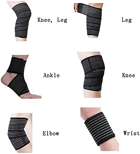 Elastic Lower Leg Calf Compression Support Bandage Sleeve Wrap for Women and Man, Shin Splint Guard for Football Runner, Basketball, Volleyball, Calf Pain Relief, Adjustable Plus Size - BeesActive Australia