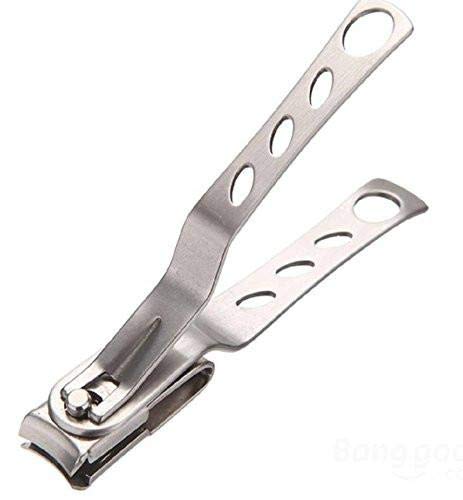 SpinSnips Stainless Steel Clippers for Thick Nails,Finger Nail Clippers for Ingrown Toenail Clippers for Men,Tough Nails, Seniors, Adults Deluxe Sturdy Stainless Steel Big(Silver) - BeesActive Australia